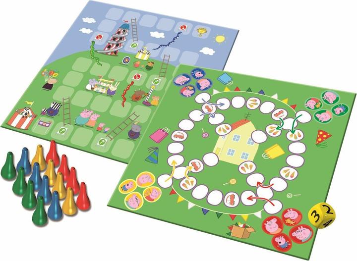 Actual product image Trefl PEPPA PIG Boardgame 2 in 1 "Pig Pepa (Chinese)
