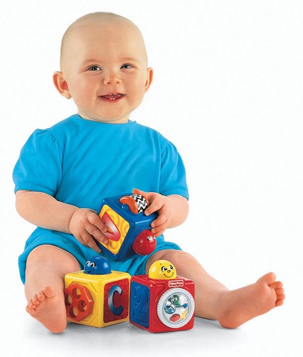 Actual product image Fisher-Price Play & stacking cubes