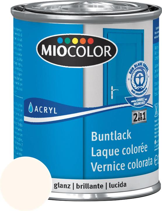 Produktbild Miocolor Acryl Buntlack glanz (Cremeweiss, 0.13 l)