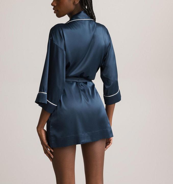 Produktbild La Redoute Collections Satin-Kimono mit 3/4-Ärmeln (44, 46)