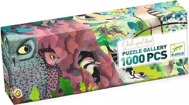Immagine prodotto Djeco Galleria di puzzle Gufi e uccelli (1000 pezzi)