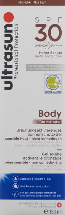 Produktbild Ultrasun Body Tan Activator (Sonnengel, SPF 30, 150 ml, 225 g)