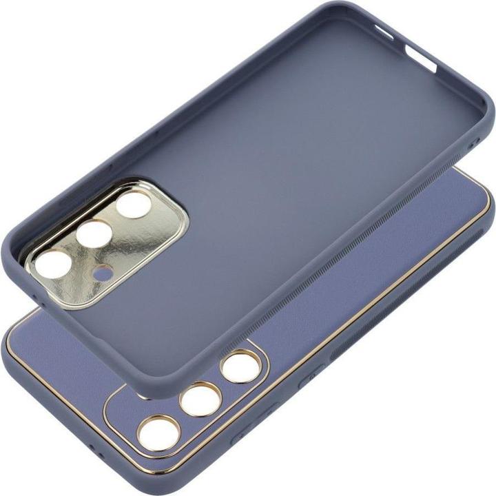 Immagine prodotto OEM Back panel cover LEATHER case for SAMSUNG S24 Plus blue (Samsung Galaxy S24+)
