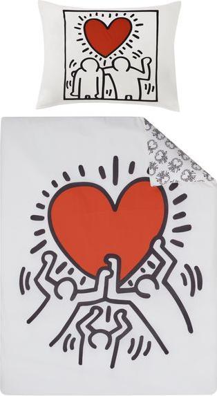 Image du produit Keith Haring Love (Set de linge de lit, 50 x 70 cm, 160 x 210 cm)