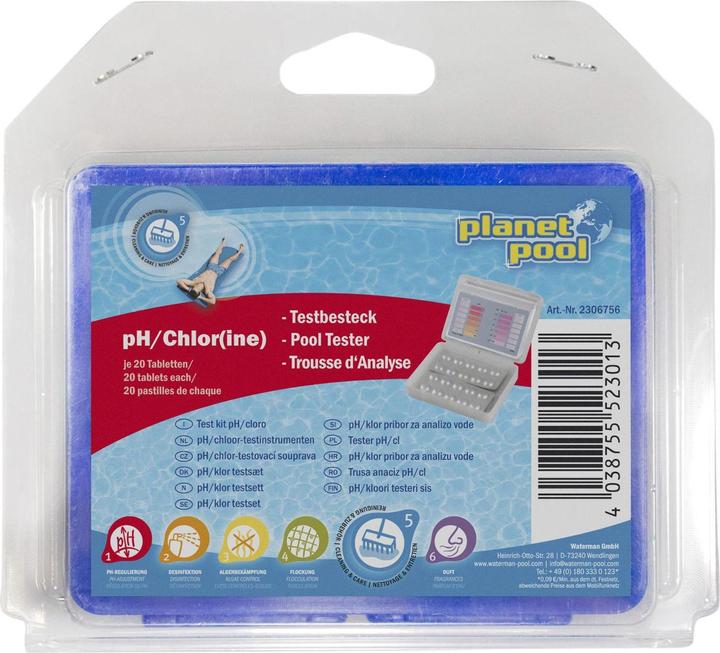 Planet Pool pH/Chlor Testbesteck