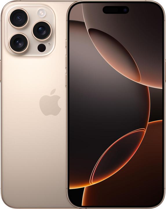 Apple iPhone 16 Pro Max (1000 GB, Desert Titanium, 6.90", SIM + eSIM, 48 Mpx, 5G)