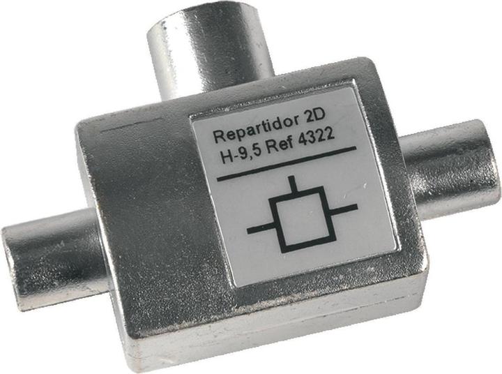 Image du produit Televes Répartiteur TV 1x femelle/2x mâle VFS2N (Répartiteur)