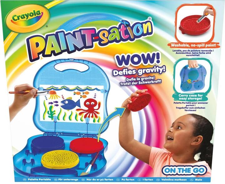 Image du produit Crayola Paint Sation On the Go Mallette de Painture à emporter