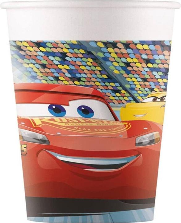 Produktbild Decorata Party Cars McQueen Geburtstagsbecher (8 x)