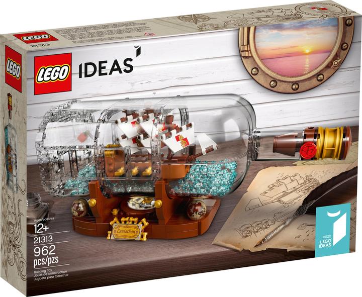 LEGO La nave delle idee in bottiglia (21313, Set LEGO rari, LEGO Ideas)