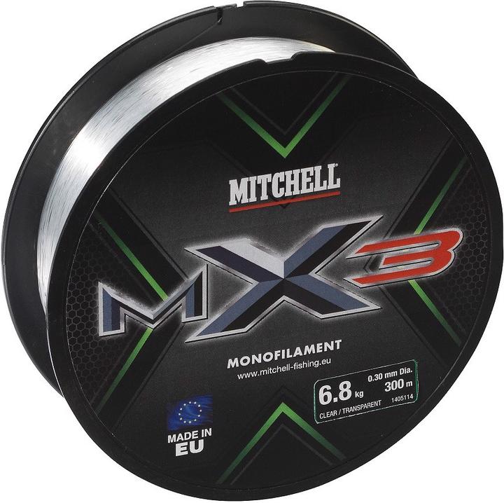 Produktbild Mitchell MX3 Mono Transparent (6.80 kg, 0.30 mm)