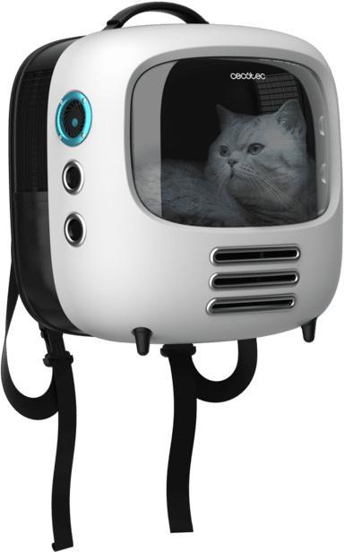 Image du produit Cecotec Pumpa1800 Travel Fan Backpack Pet Carrier (en anglais) (Chien, Chat, Respirant, Réflecteurs)