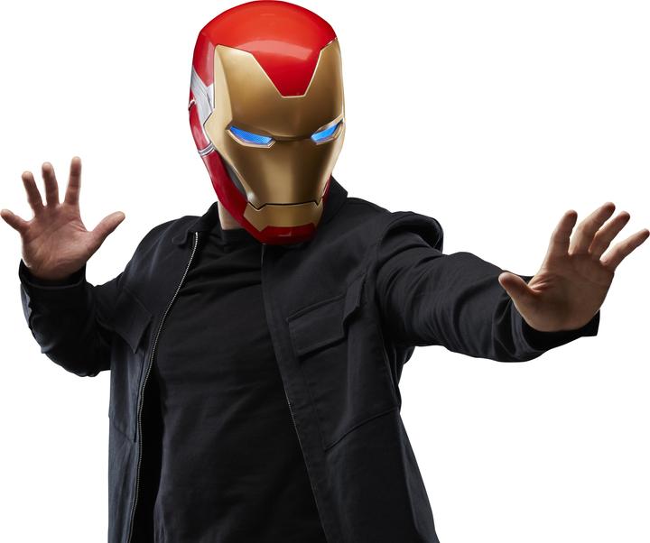 Actual product image Hasbro Avengers: Endgame Marvel Legends Electronic Helmet Iron Man Brand LXXXV
