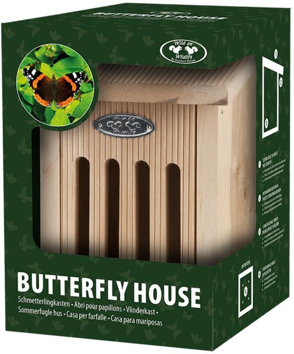 Esschert Design Butterfly house, 15.9 x 15.9 x 22.0 cm (Butterflies)