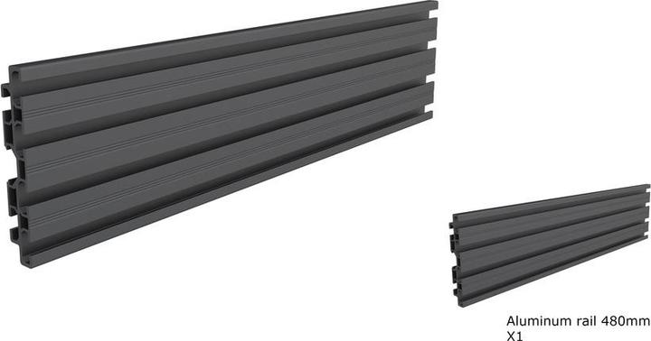Actual product image Multibrackets Aluminum Profile, Modular Pro System, Black