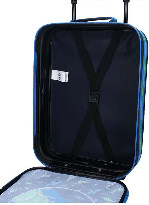 Image du produit Prêt PrÃªt Made To Roll Trolley Koffer - Blauw - Dino