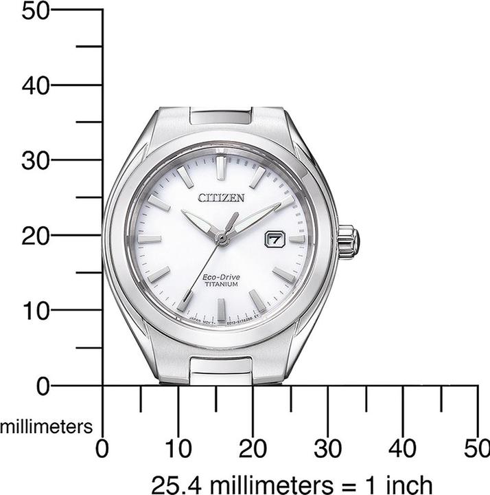 Produktbild Citizen EW2610-80A Eco-Drive Titanium 31mm 10ATM (Analoguhr, 31 mm)