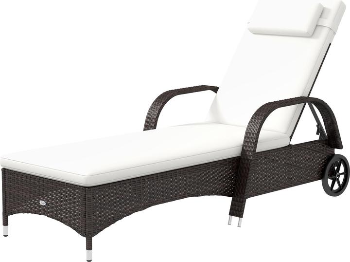 Image du produit Outsunny Chaise longue de jardin (200 cm)