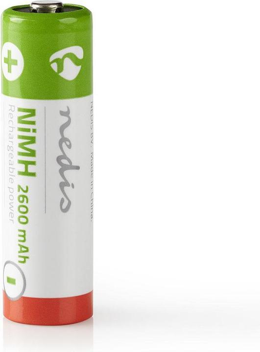 Produktbild Nedis Wiederaufladbare Batterie AA NI-MH 1.2 V 2600 mAh 4 Stück (4 Stk., AA, 2600 mAh)