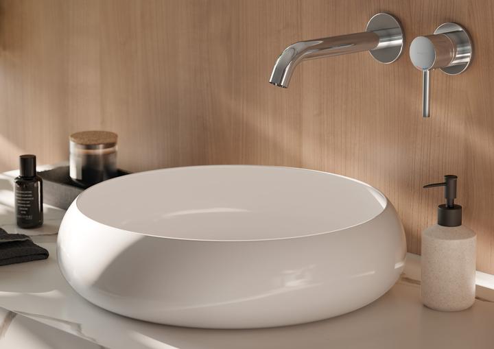 Immagine prodotto Kludi Miscelatore per lavabo a due fori BOZZ, bocca di erogazione 23 cm