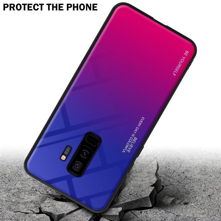 Produktbild Cadorabo TPU 2 Farben Glas Cover (Samsung Galaxy S9+)