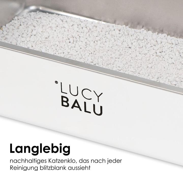 Produktbild LucyBalu Steeloo (Katzenklo offen)