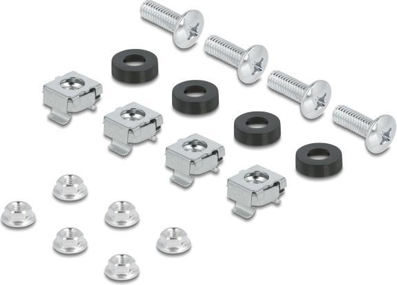 Actual product image Delock 19" circuit breaker strip with cover and top-hat rail