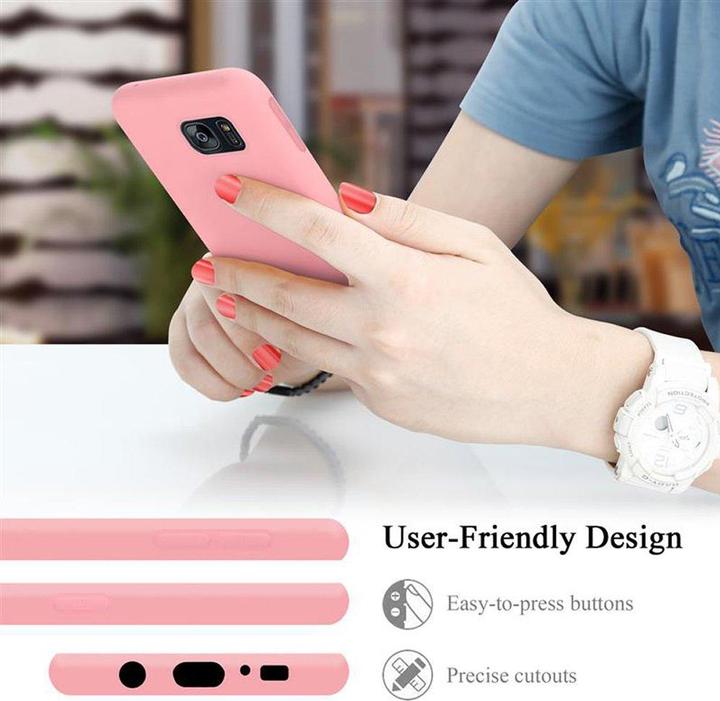 Immagine prodotto Cadorabo Copertura della cassa del silicone liquido TPU (Samsung Galaxy S7 Edge)