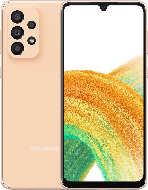 Produktbild Samsung Galaxy A33 5G EU (128 GB, Awesome Peach, 6.40", Dual SIM, 48 Mpx, 5G)