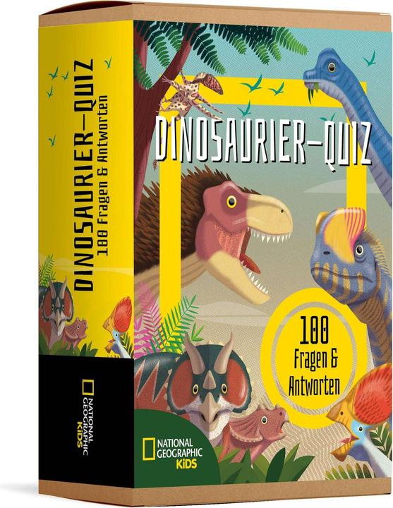 Produktbild National Geographic Dinosaurier-Quiz. 100 Fragen über Dinosaurier für Quizfans und Dinofans (100 Fragen & Ant (Deutsch, Lorenzo Sabbatini, Massimo Miato, White Star Kids, 2024)