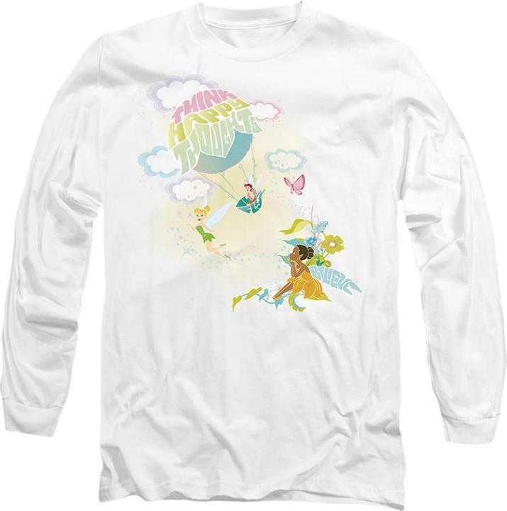 Immagine prodotto Disney Interactive Studios Think Happy Thoughts Maglietta Tinker Bell e Iridessa Adulto Unisex (L)