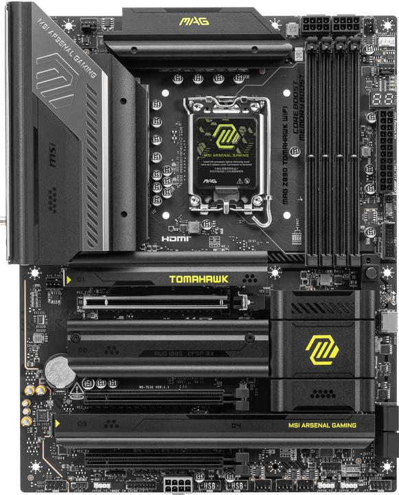 Productafbeelding MSI MAG Z890 TOMAHAWK WIFI (LGA 1851, Intel Z890, ATX)