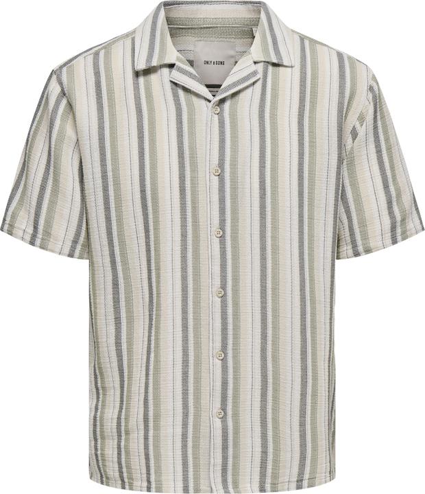 Only & Sons Onstrev Life Reg Stripe Ss Shirt Noos