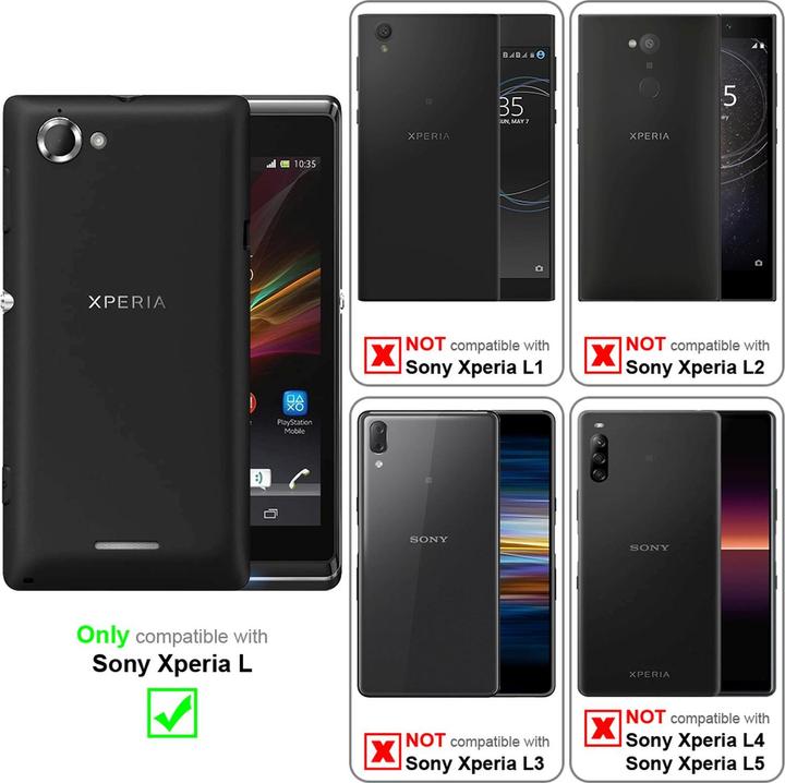 Actual product image Cadorabo display protection glass (1 Piece, Sony Xperia L)