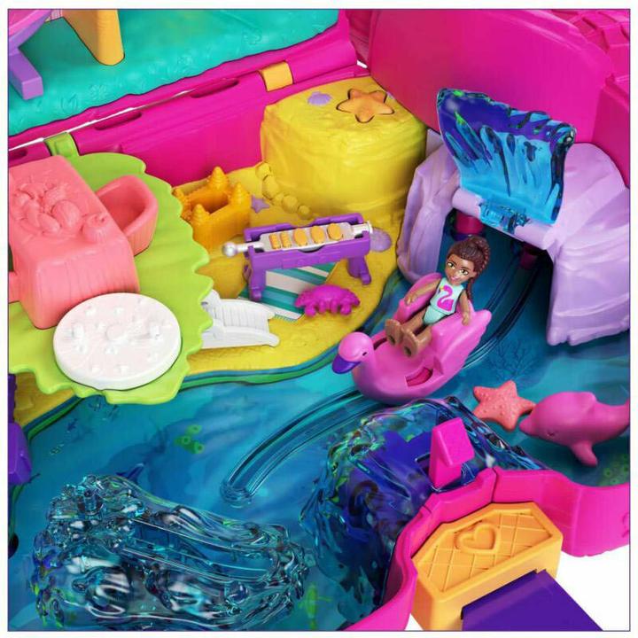 Produktbild Polly Pocket Flamingo-Party Spielset, inkl. 2 Figuren & Zubehör