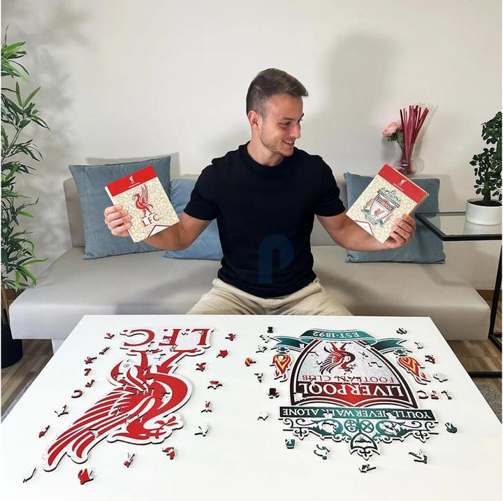 Image du produit Iconic Liverpool FC - Logo - Puzzle en bois Taille S (150 pièces) (150 pièces)
