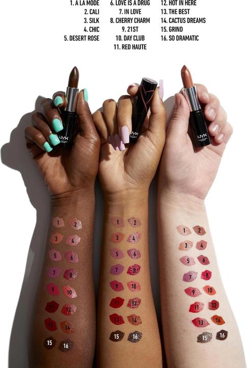 Image du produit NYX Professional Make-Up Shout Loud Satin (5 Rose des sables)