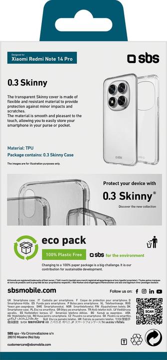 Immagine prodotto SBS Copertina (Xiaomi Redmi Note 14 Pro)