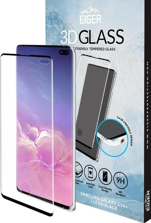 Actual product image Eiger Mountain Glass Clear Edge (1 Piece, Samsung Galaxy S10+)