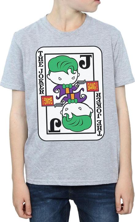 Image du produit - T-shirt CHIBI JOKER PLAYING CARD - Garçon (128)