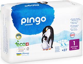 Image du produit Pingo Eco diapers (Taille 1, Pack, 54 pièce(s))