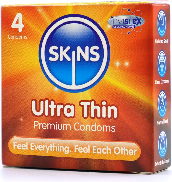 Produktbild Skins Kondome Ultra Dünn 4er Pack (4 Stk.)