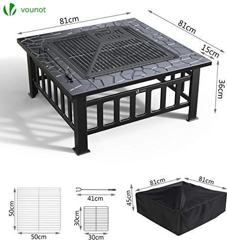 Image du produit Vounot Foyer avec grille (81 cm)