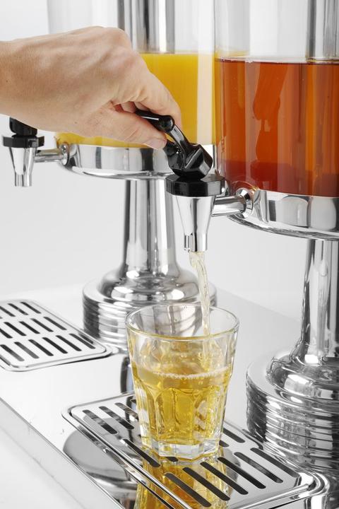 Actual product image Hendi Juice dispenser 2x8 l PC stainless steel