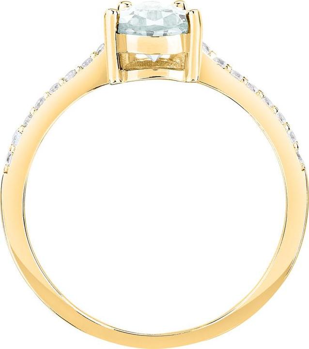 Produktbild Morellato Elegant gold-plated ring with zircons Tesori SAIW2100 - Circuit: 50 mm (50, 925 Silber)
