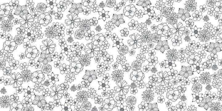 Produktbild Ausmalbuch - Florale Motive