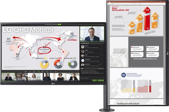 Actual product image LG 27QP88DP-BS (2560 x 1440 pixels, 27")