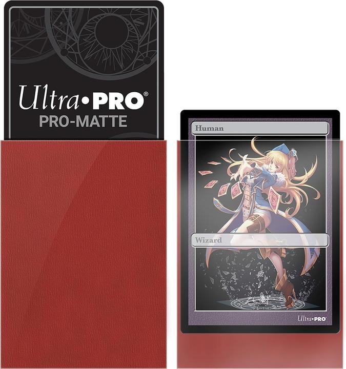 Image du produit Ultra Pro Red PRO Matte Deck Protector Small