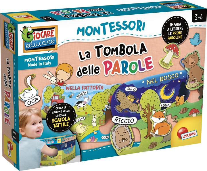 Produktbild Lisciani Montessori Maxi Wort Bingo (Italienisch)