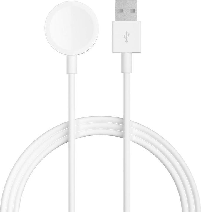 Actual product image Devia inductive magnetic charger Kintone USB 1,0 m white for Apple Watch